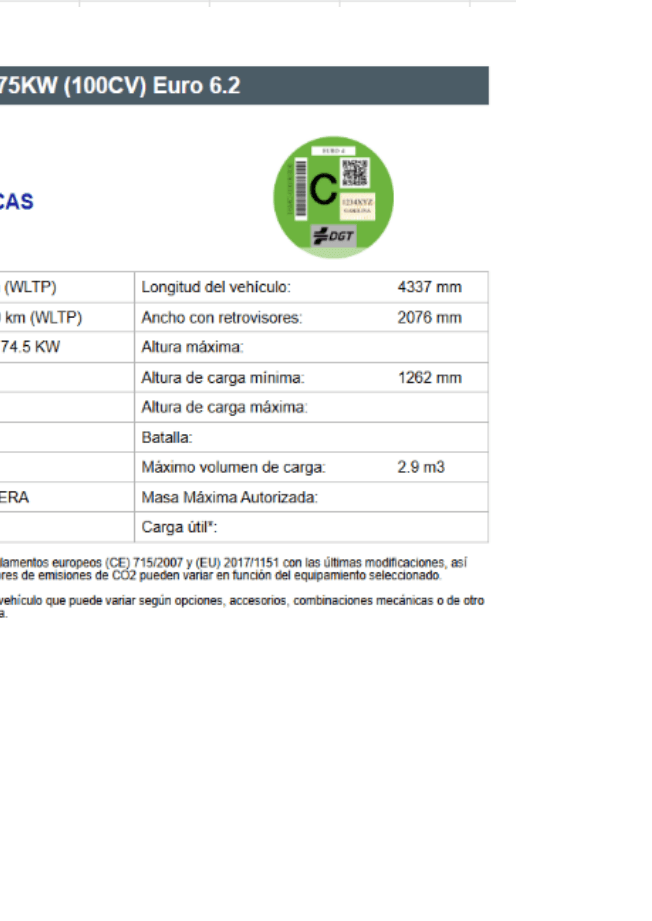 Ford Transit Courier VAN Trend N1 1.5 EcoBlue 100cv