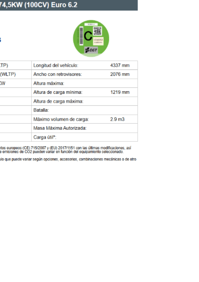 Renting Ford Transit Courier Kombi